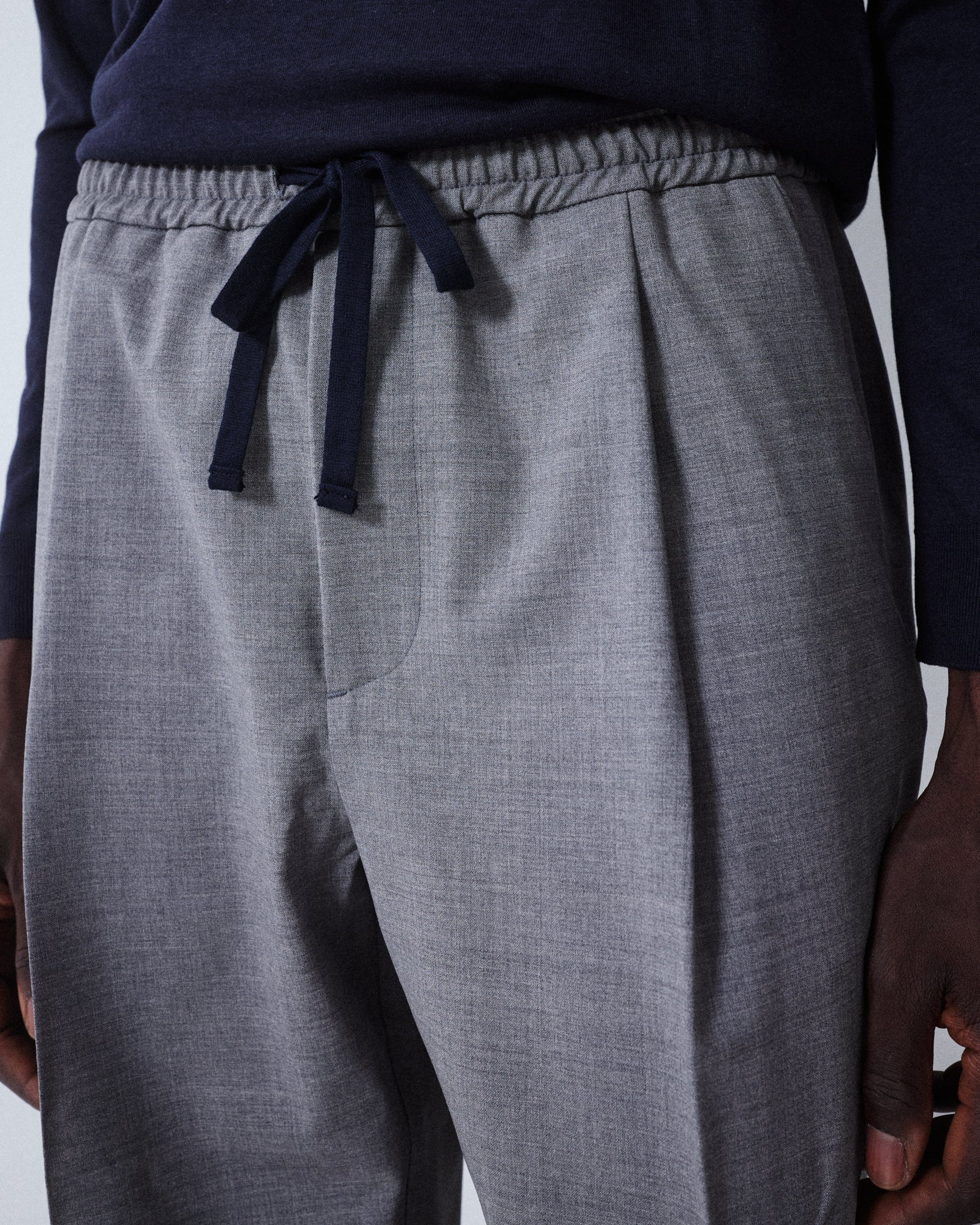 Pantalone Jared Lana Tecnica - GRIGIO MEDIO