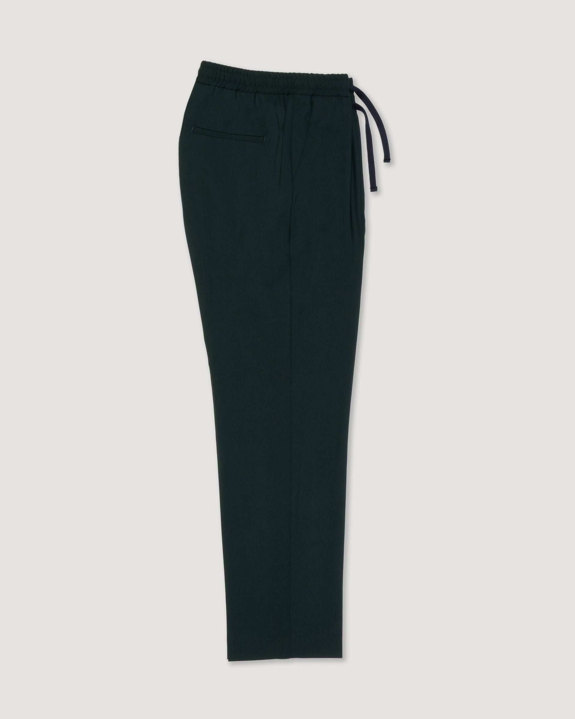 Pantalone Jared Lana Tecnica - PETROLIO