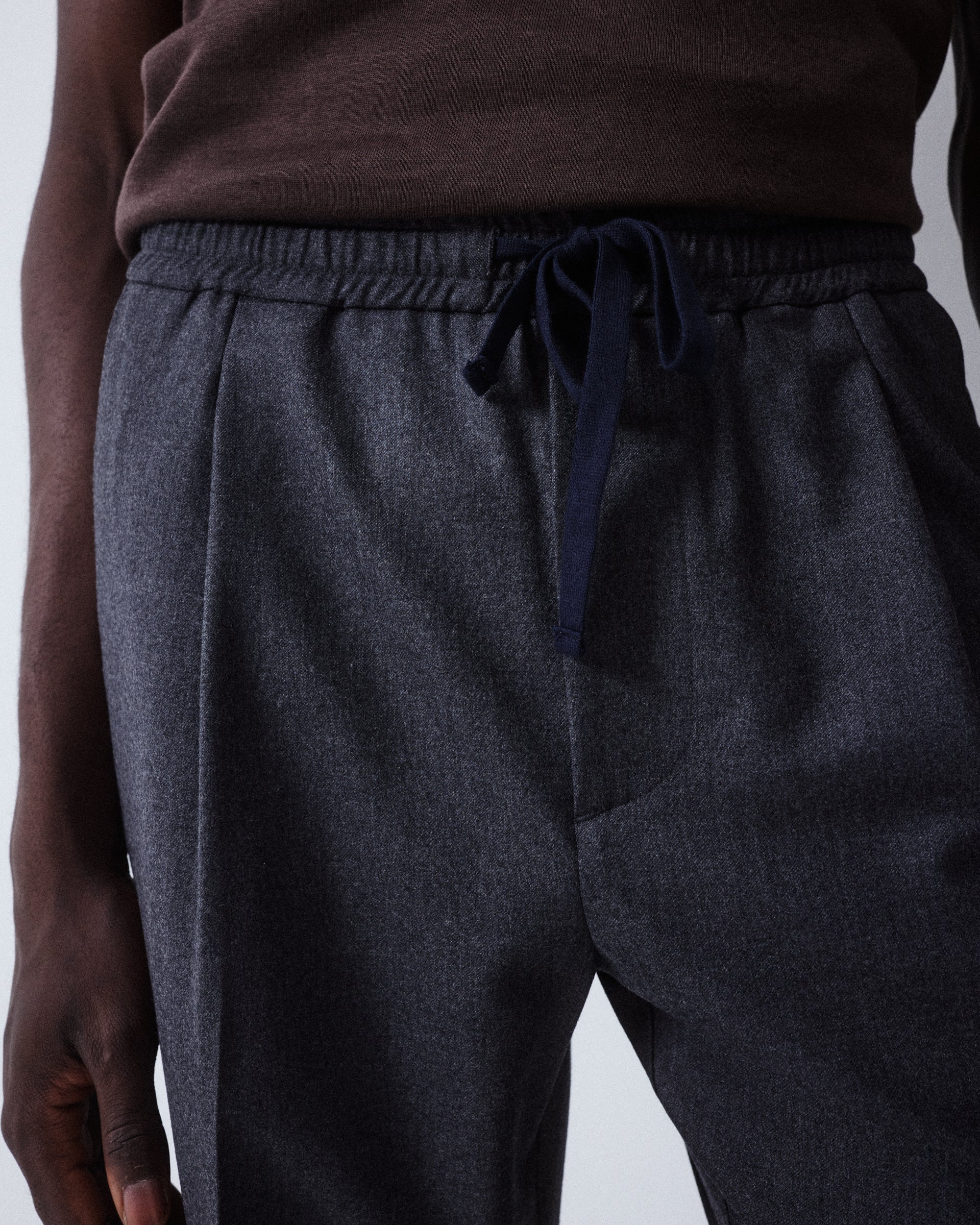 Pantalone Jared Flanella - GRIGIO SCURO