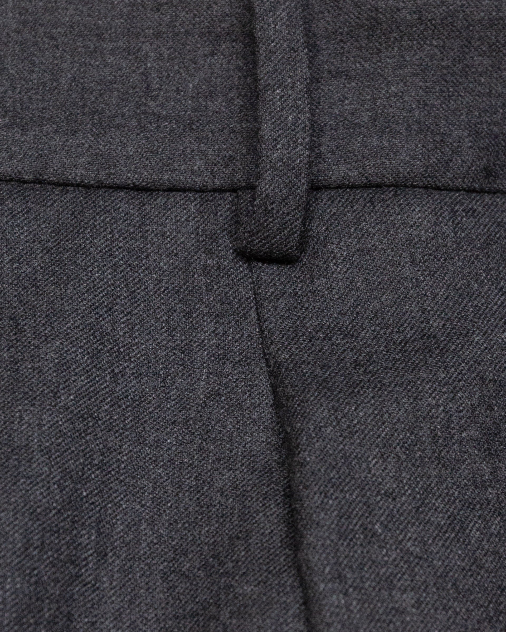 Pantalone Orval Flanella Lana - GRIGIO SCURO