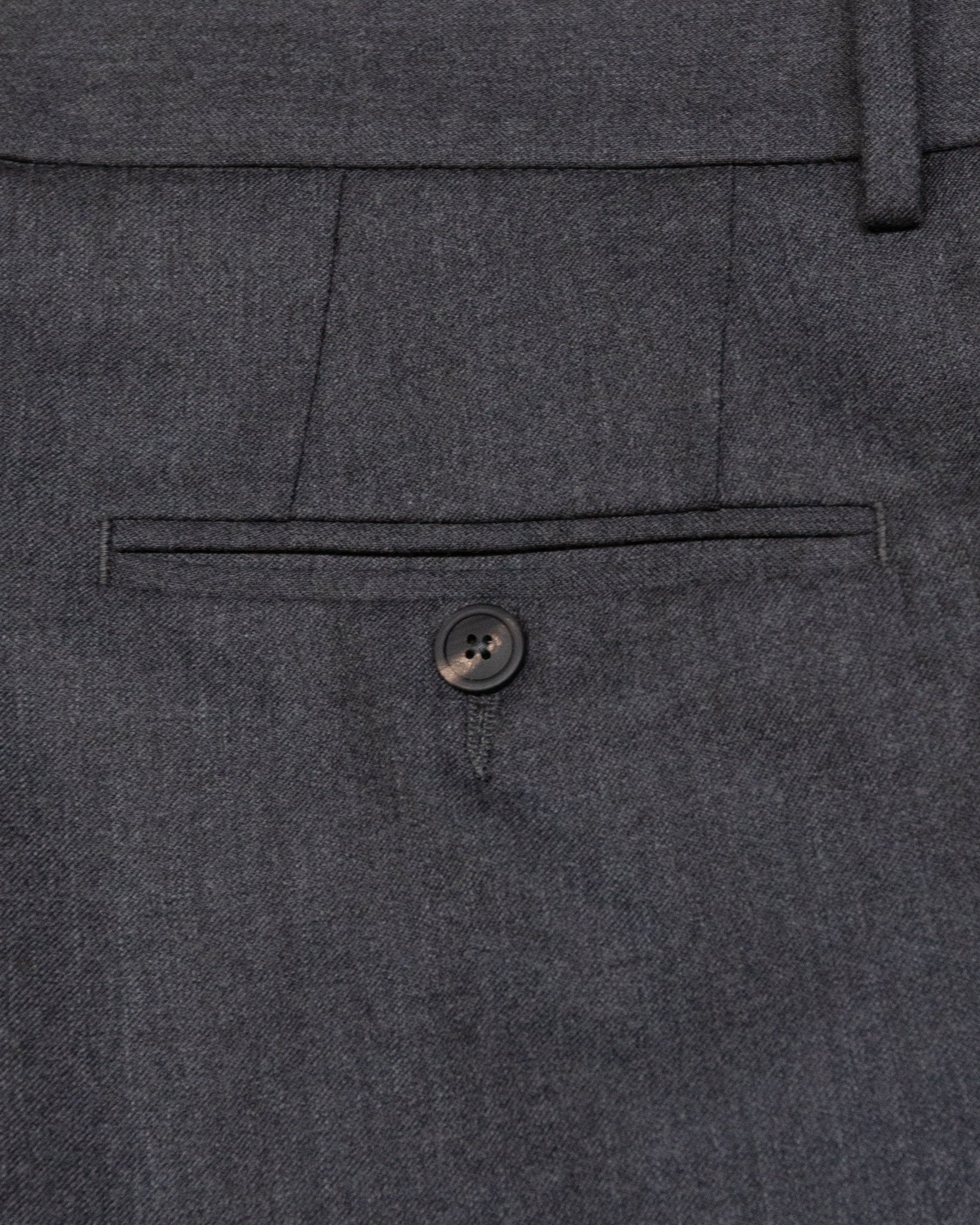 Pantalone Orval Flanella Lana - GRIGIO SCURO