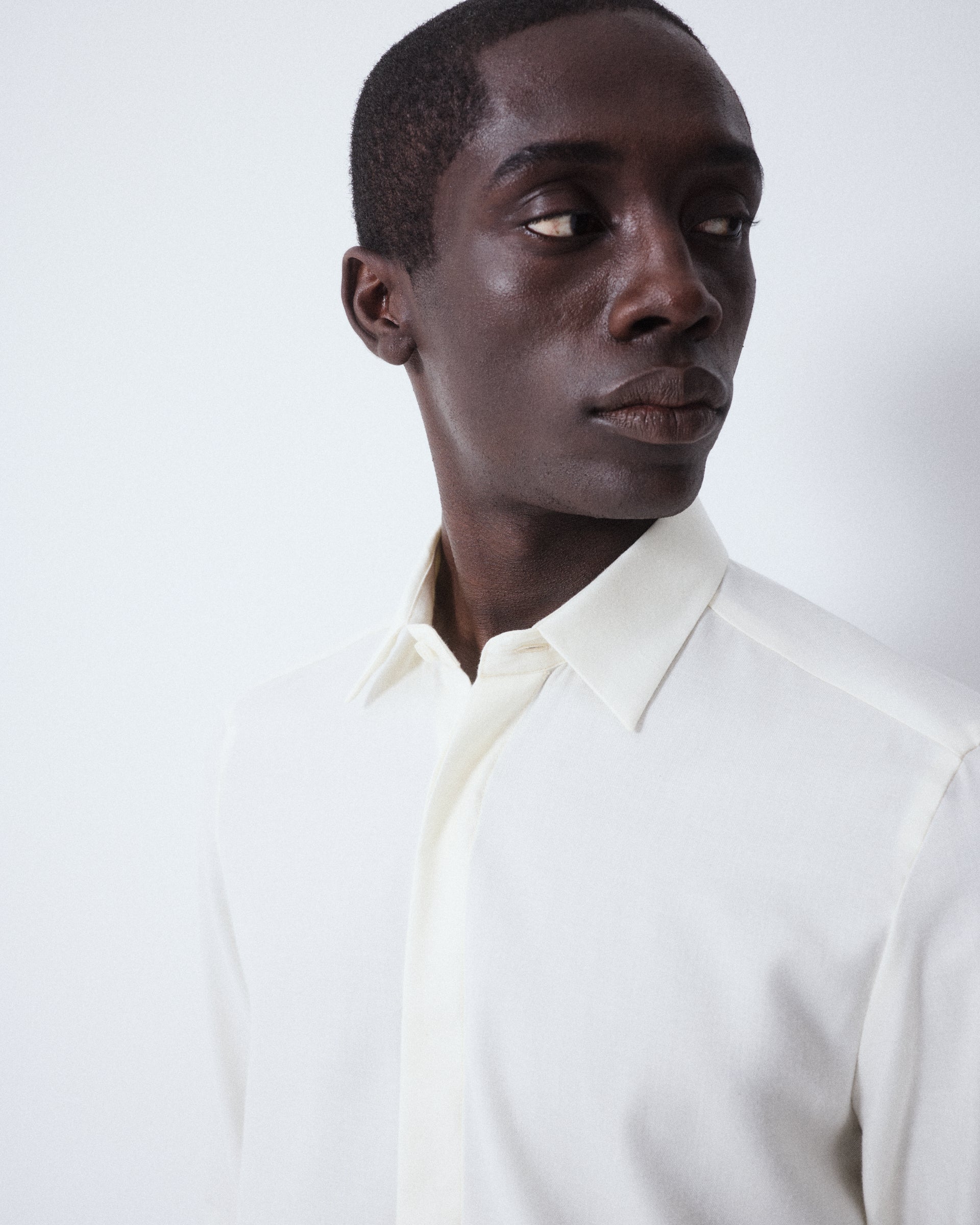 Camicia Henri Flanella Lana Lyocell M/l - PANNA