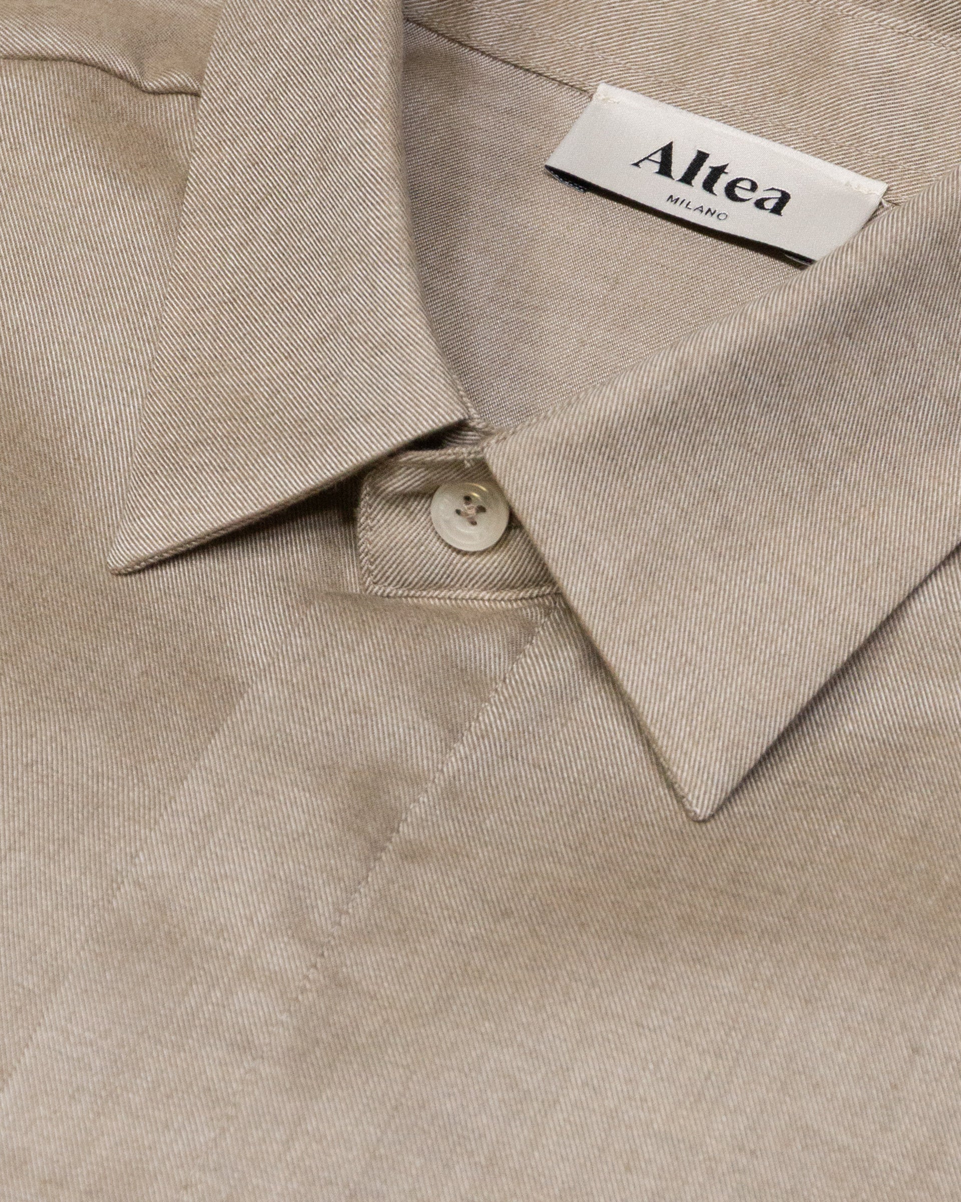 Camicia Henri Flanella Lana Lyocell M/l - TORTORA