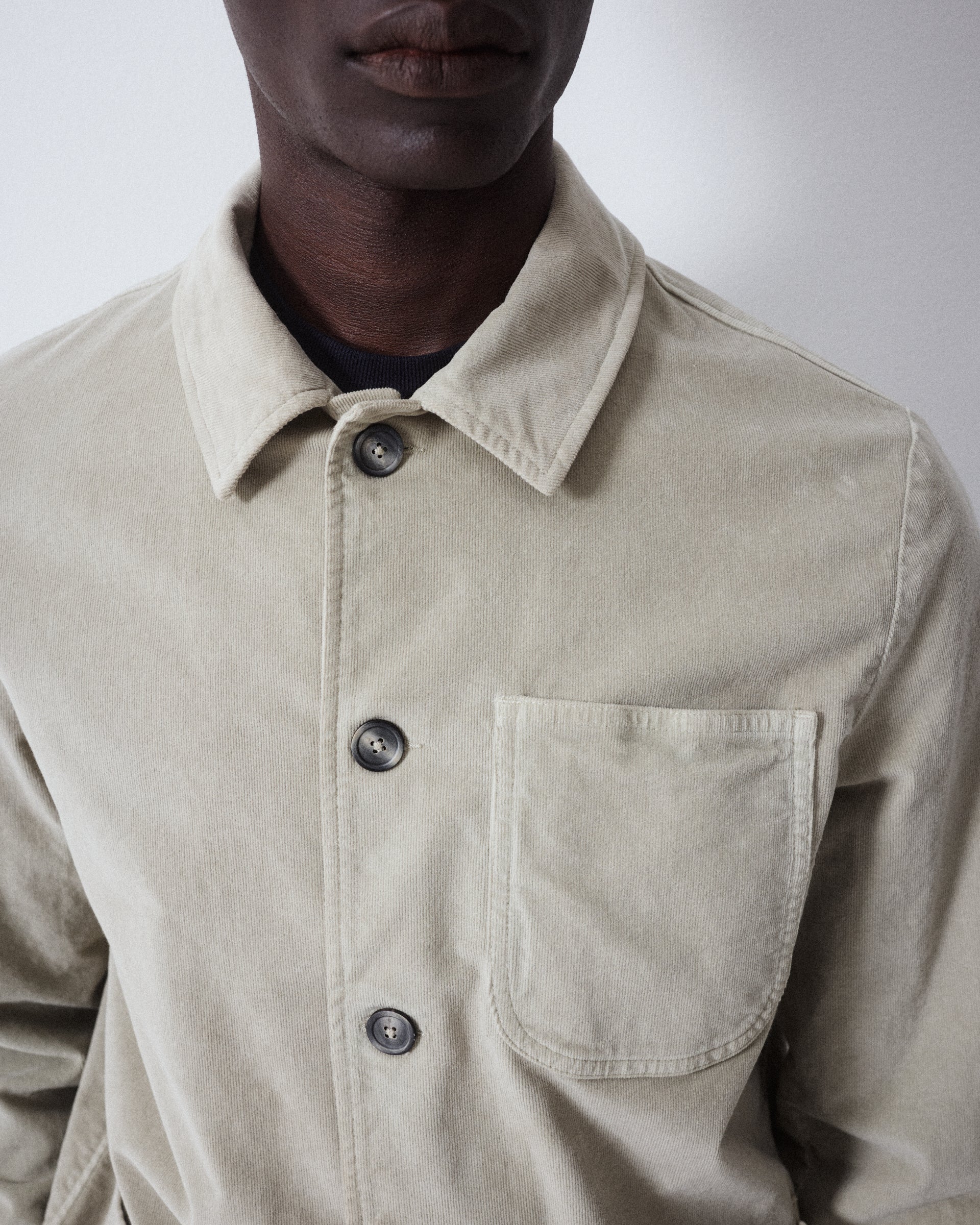 Giacca Constantin Velluto Tinto Capo - acqua