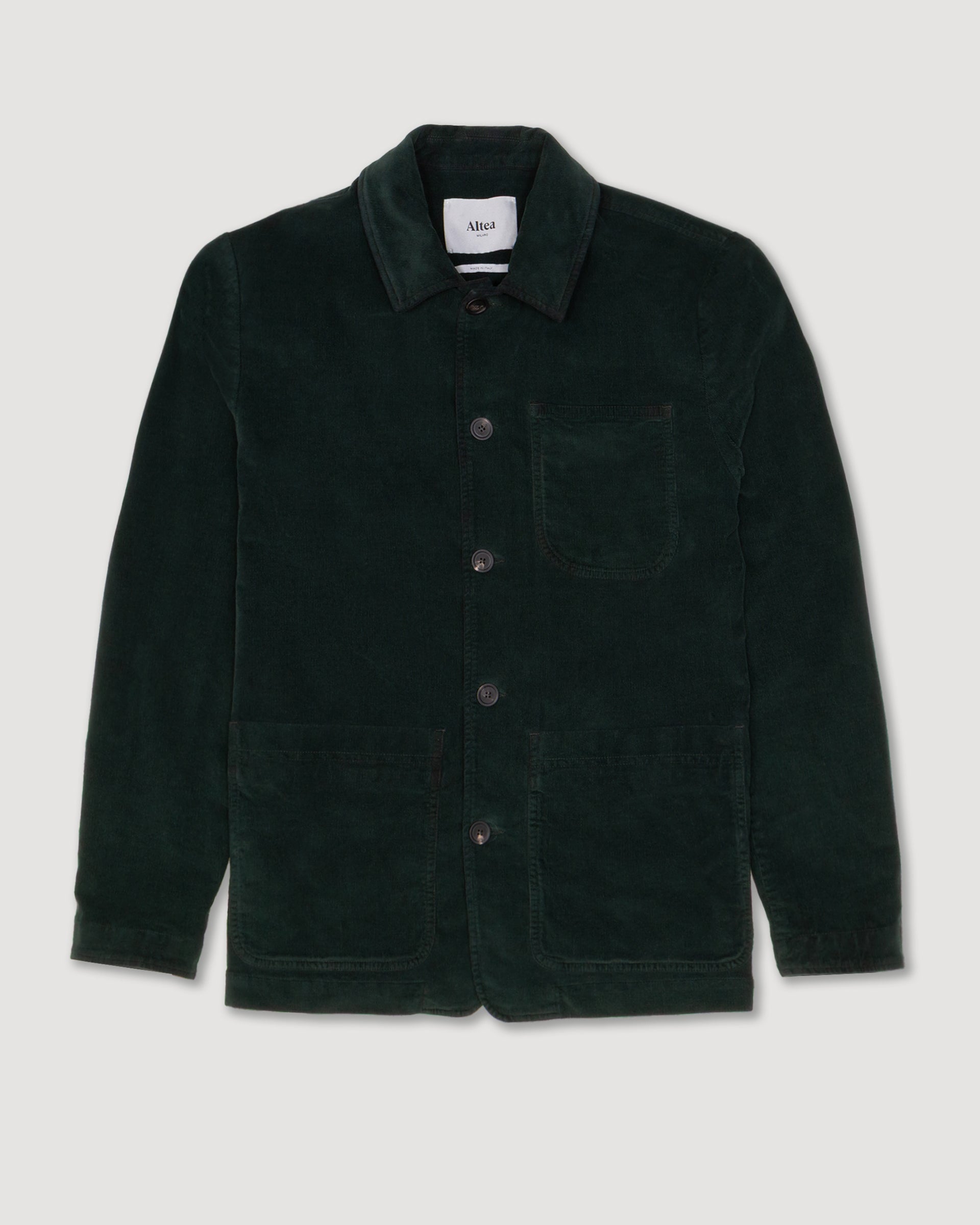 Giacca Constantin Velluto Tinto Capo - PETROLIO