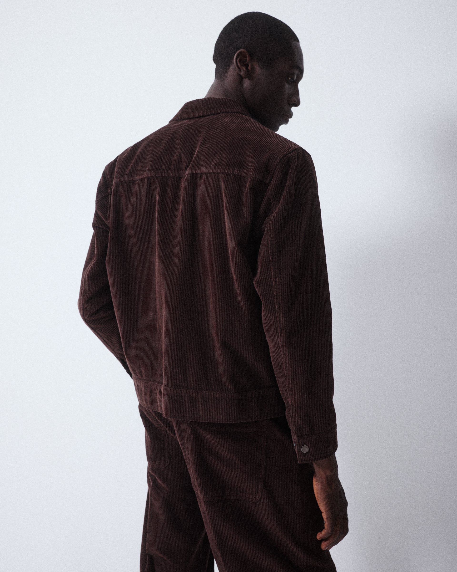 Giacca Cornell Velluto Tinto Capo - MORO