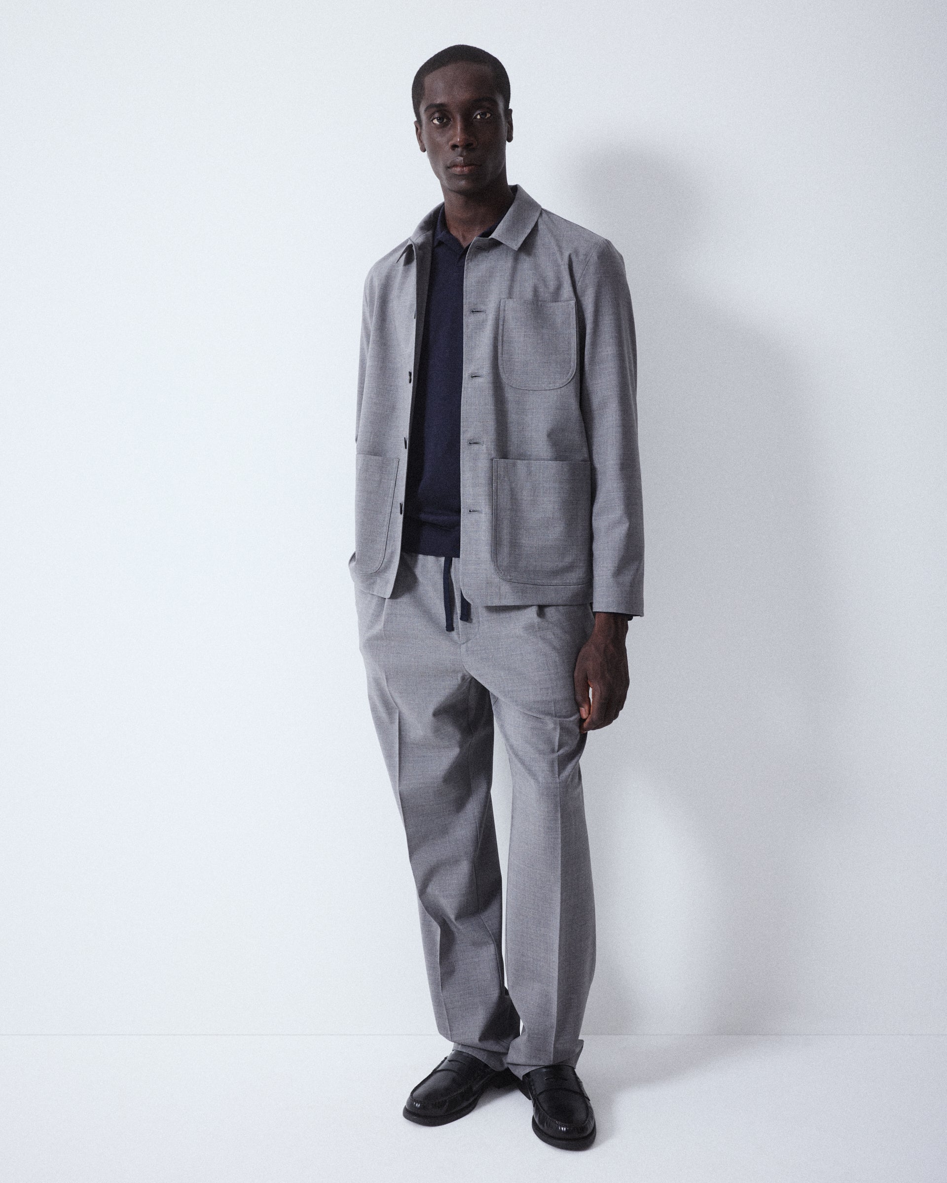 Giacca Constantin Lana Tecnica - GRIGIO MEDIO