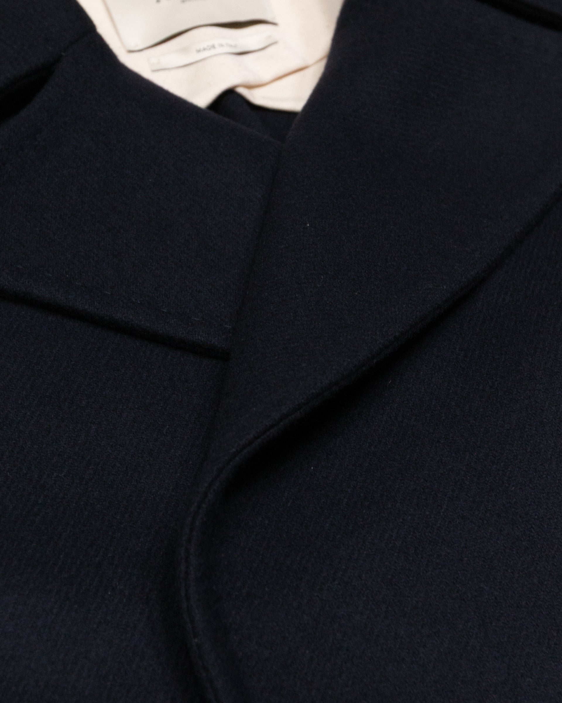 Cappotto Cordell Panno Misto Lana - NAVY