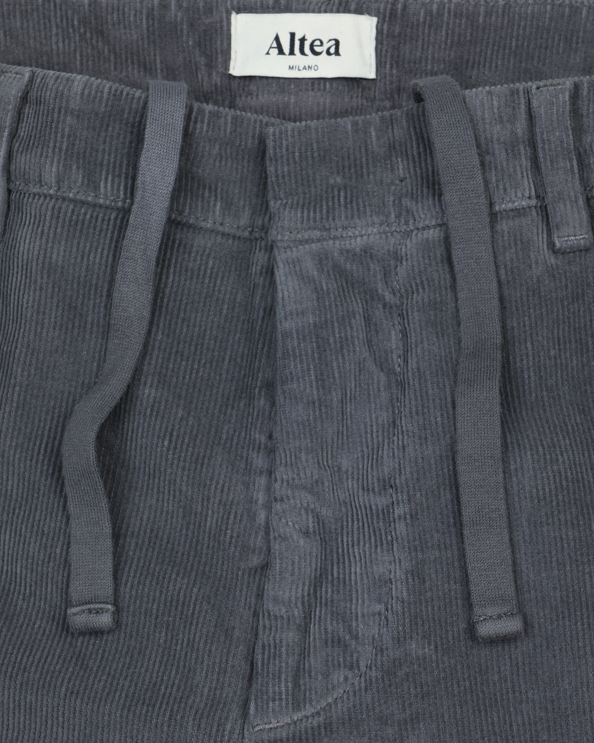 Pantalone Dumbo Velluto Tinto Capo - Grigio scuro