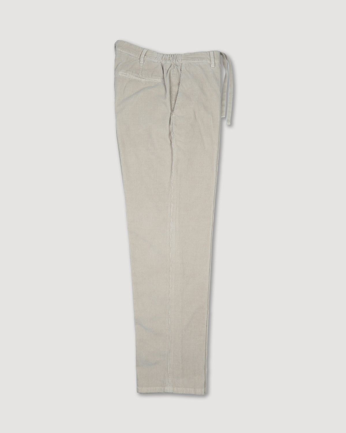 Pantalone Dumbo Velluto Tinto Capo - Grigio chiaro