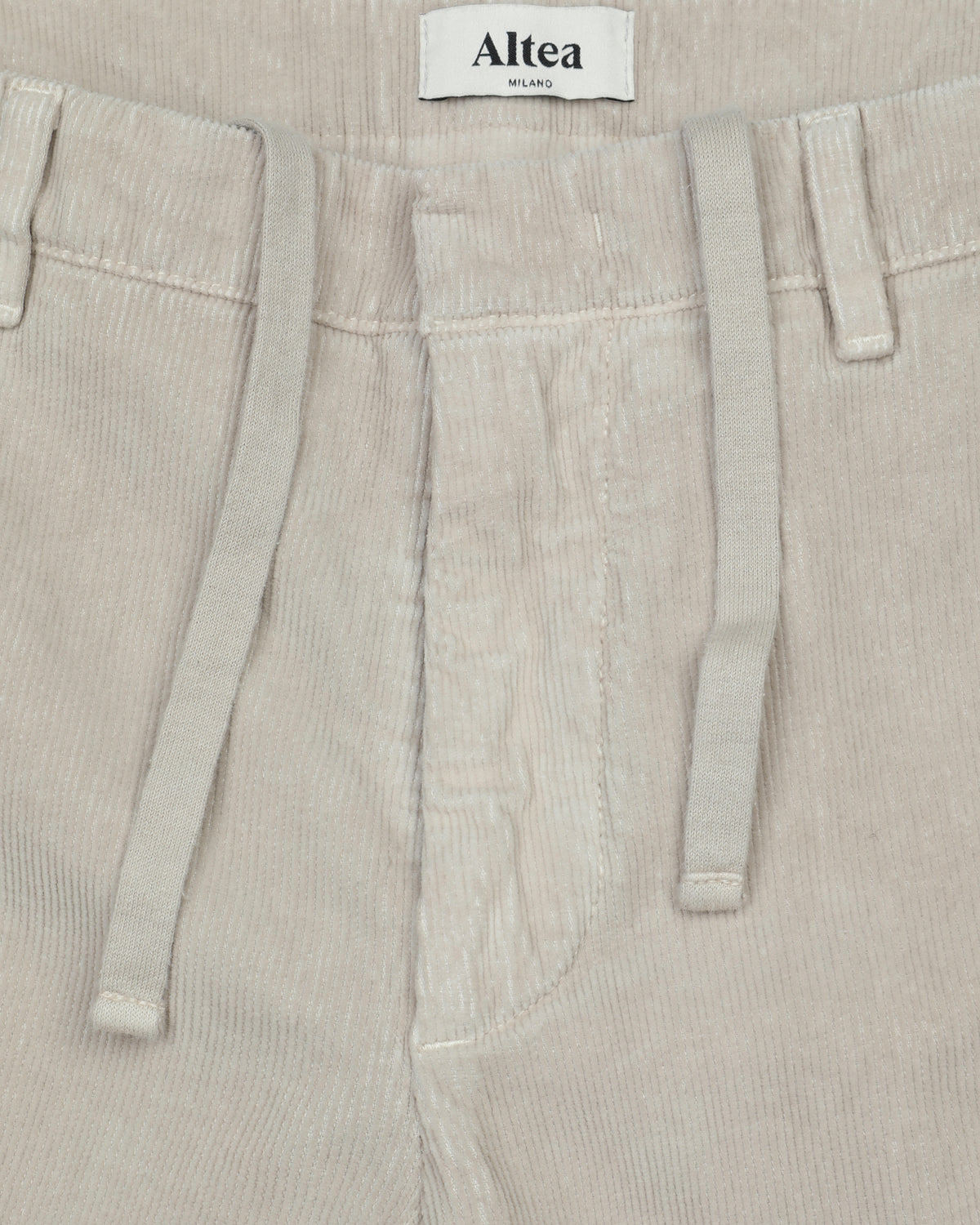 Pantalone Dumbo Velluto Tinto Capo - Grigio chiaro