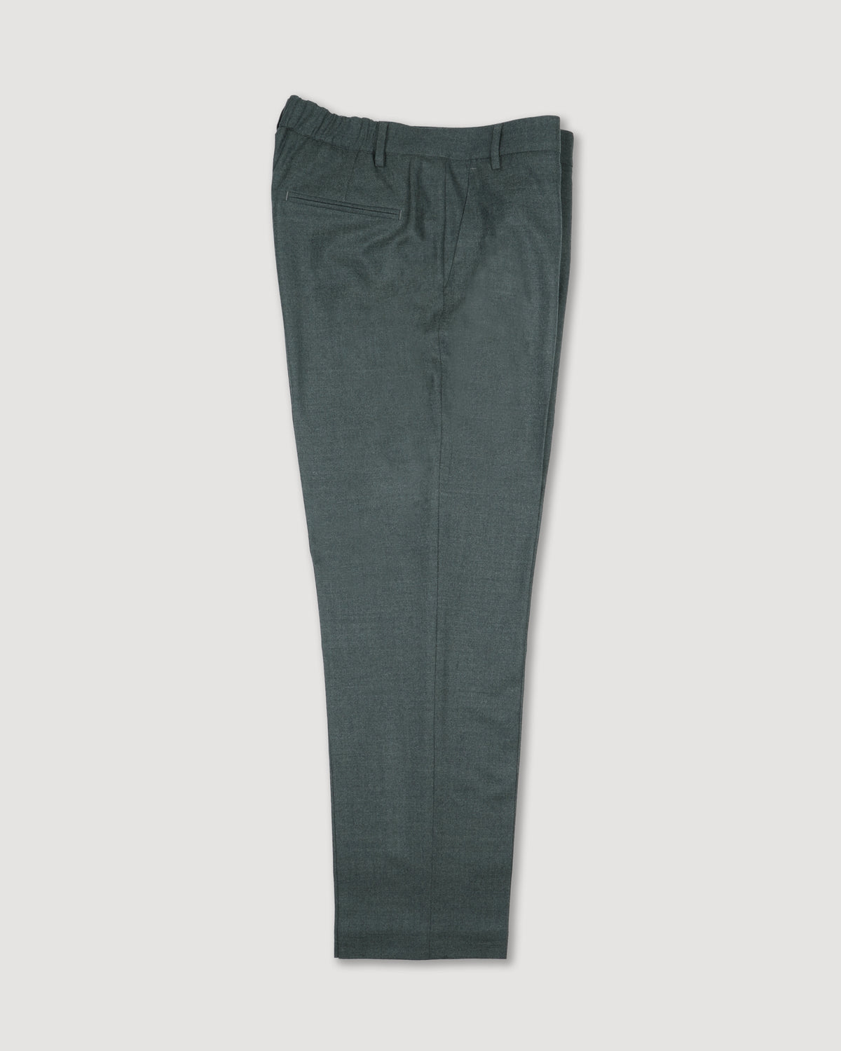 Pantalone Renee Flanella Lana - Abete