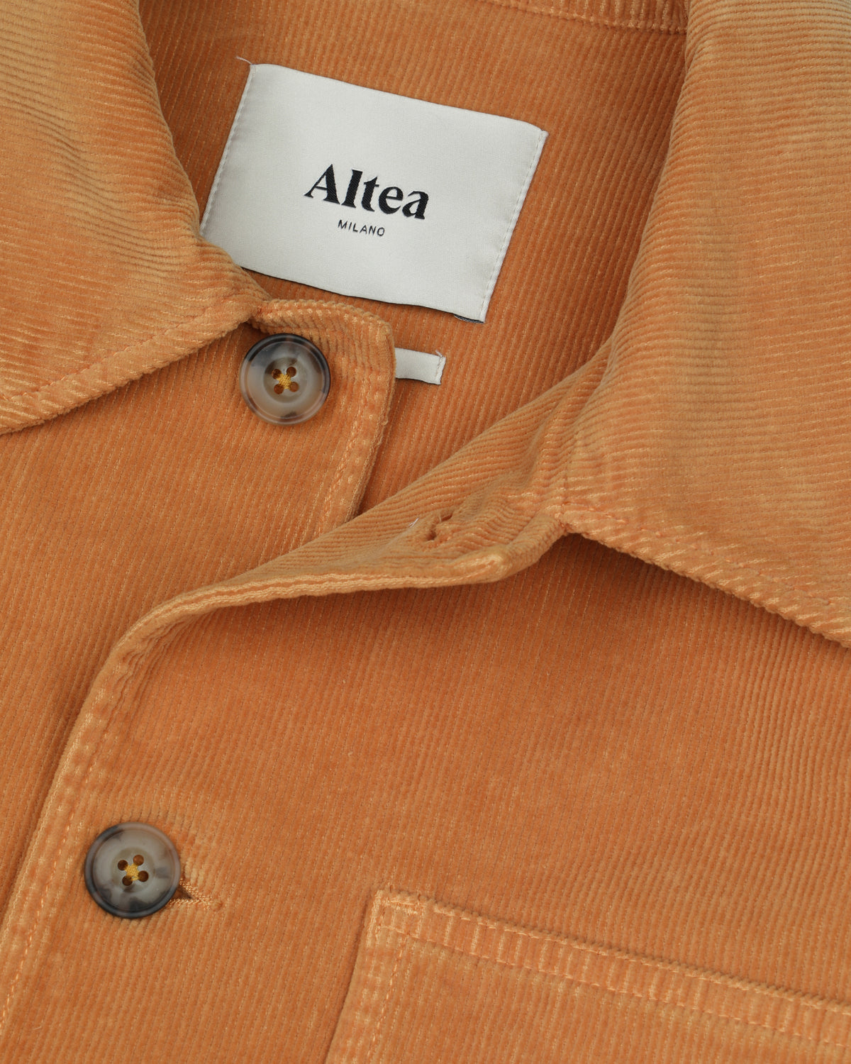 Chore jacket Constantin in velluto a coste di cotone stretch - Cammello