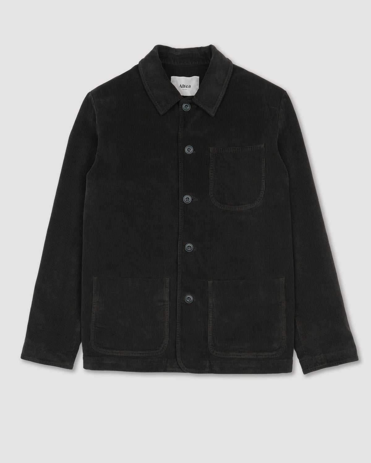 Chore jacket Constantin in velluto a coste di cotone stretch. Marrone - Moro
