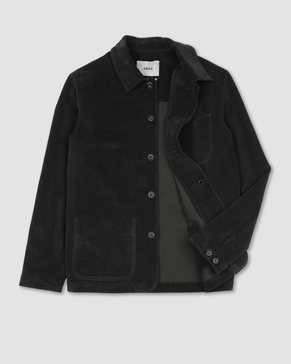 Chore jacket Constantin in velluto a coste di cotone stretch. Marrone - Moro