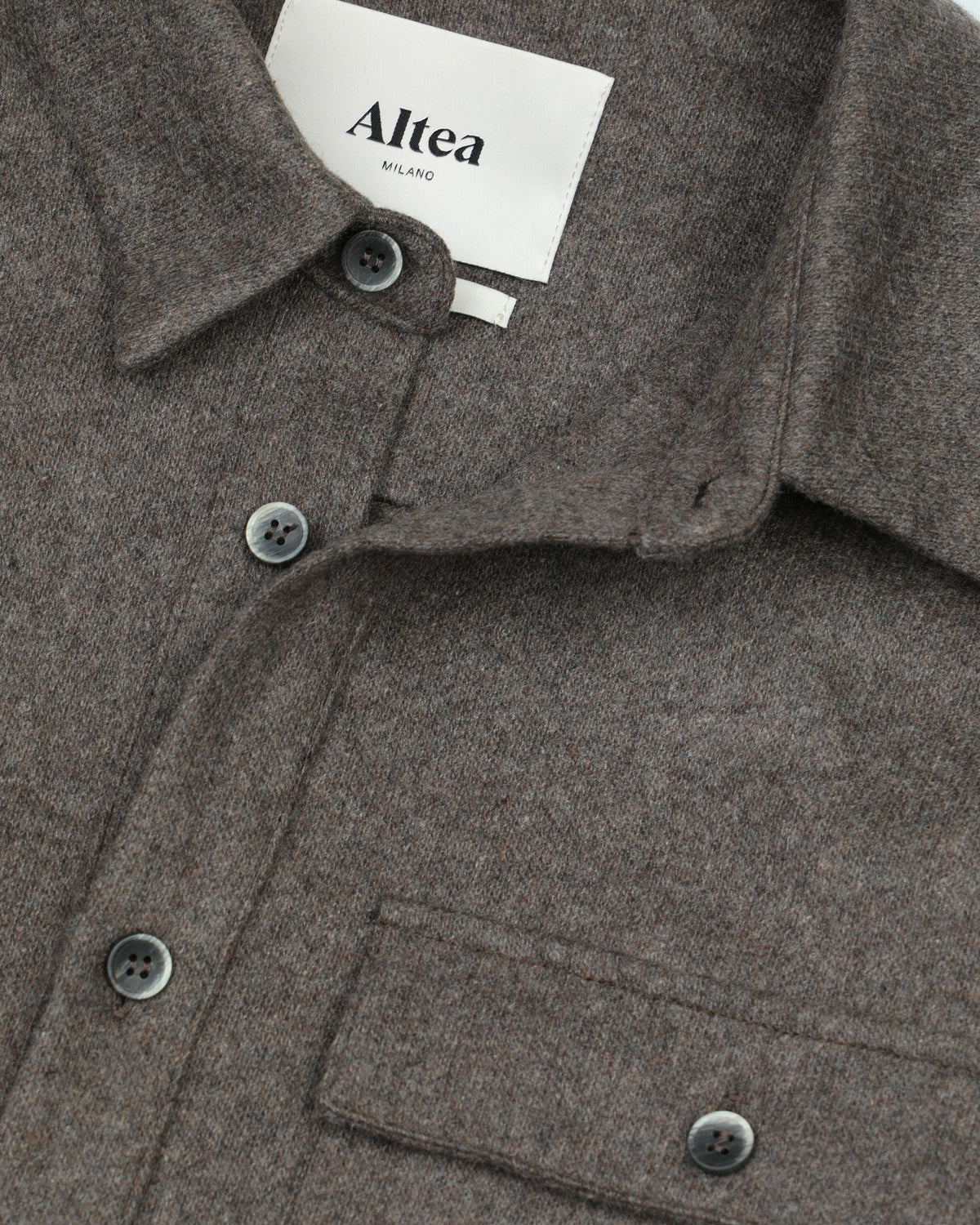 Overshirt Savoy Jersey Cashmere - Cuoio