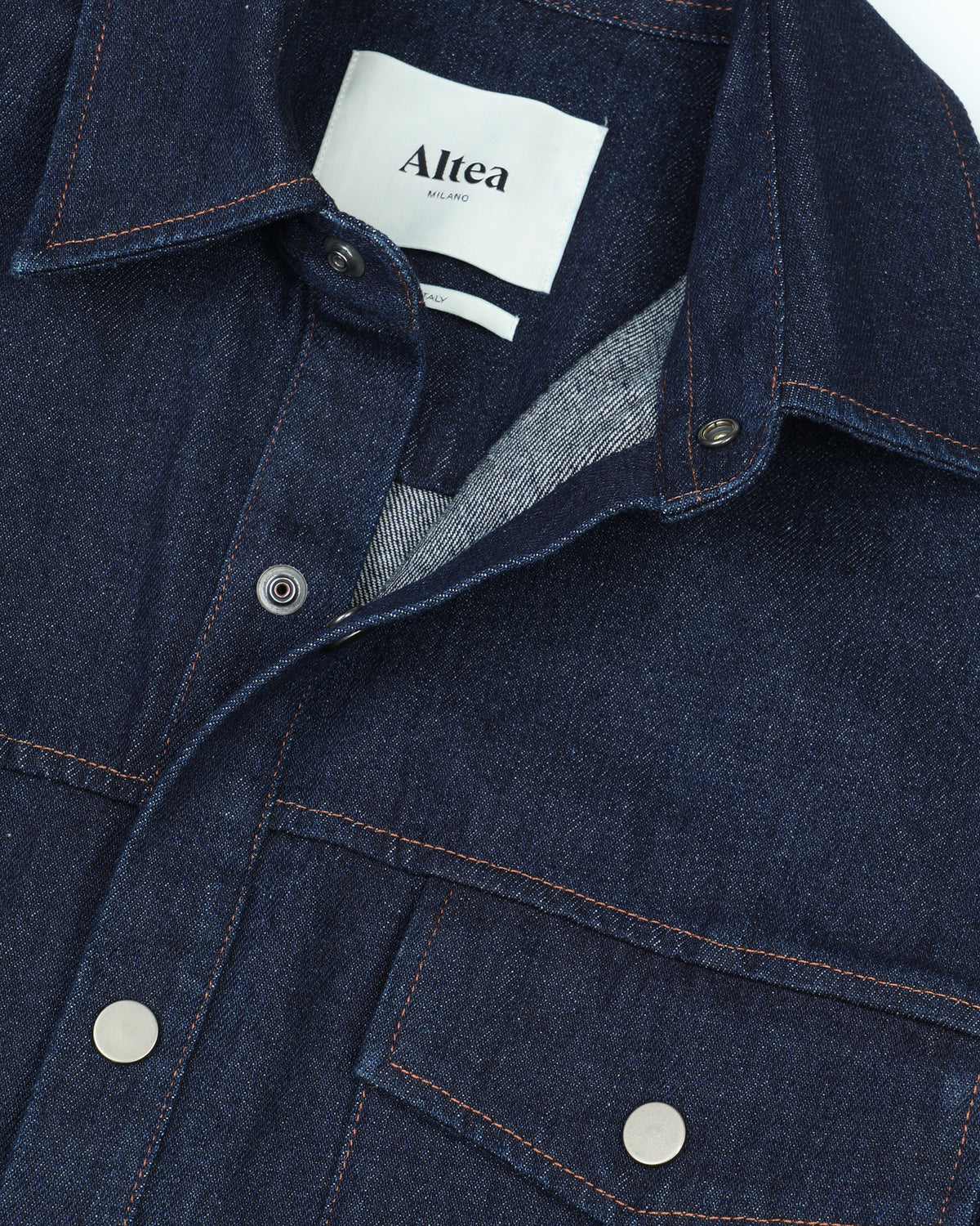 Overshirt Cole in denim di cotone, sfoderata. Blu - Denim